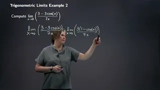 Trigonometric Limits Example 2 thumbnail