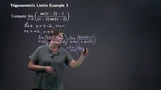 Trigonometric Limits Example 3 thumbnail